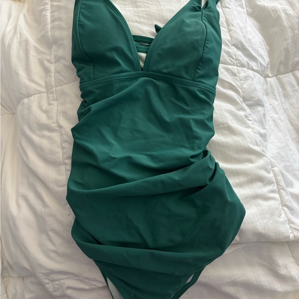 Emerald Green One-Piece Swimsuit
